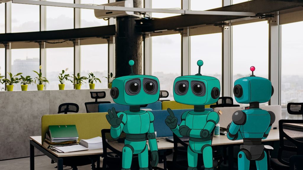 ThoughtFocus Build AI Workers Robots discussing strategy